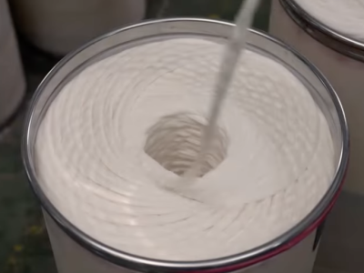 Combed and carded recycled cotton yarn for towel manufacturing