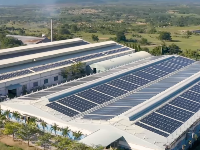 Sustainable towel manufacturing facility in Vietnam with solar energy